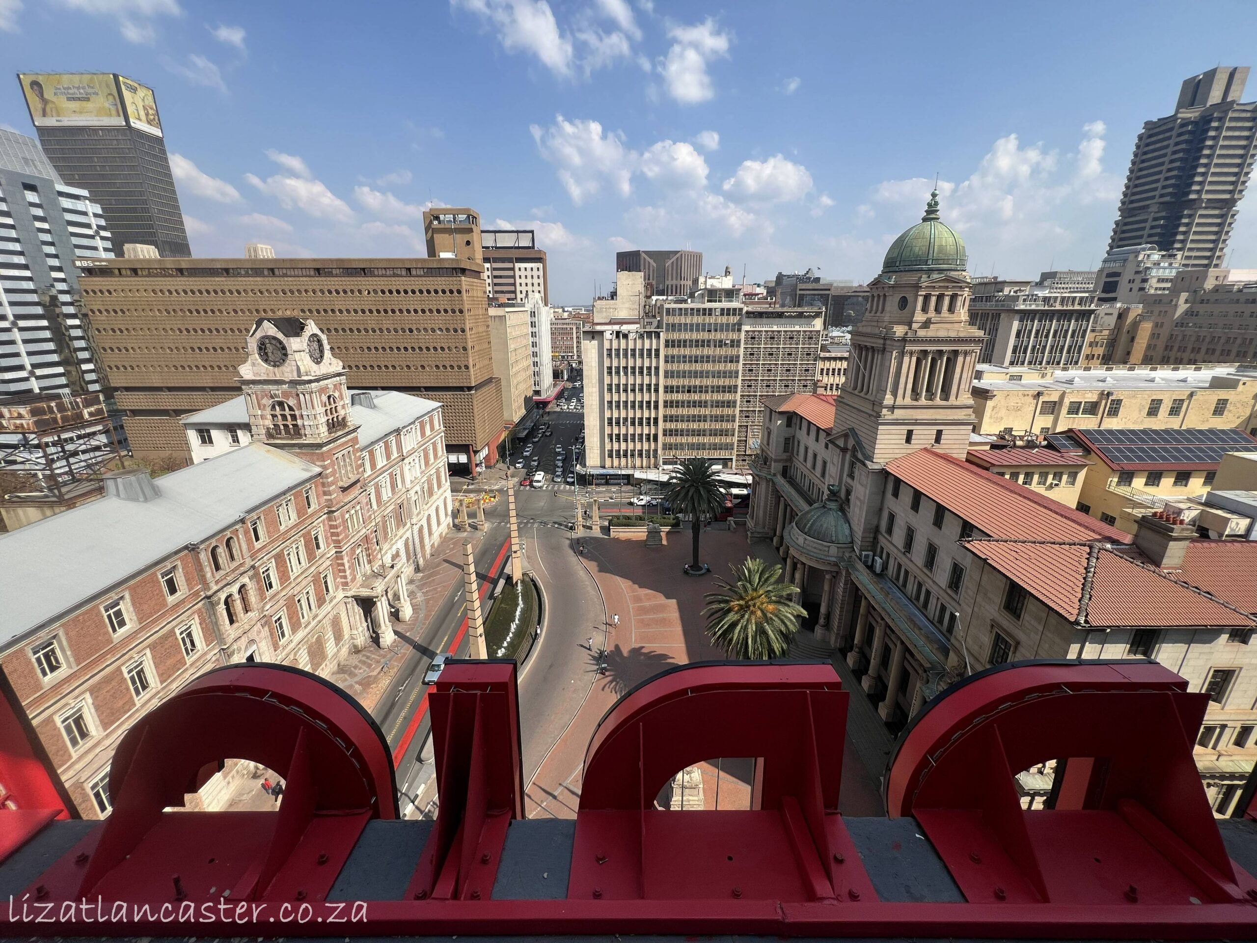 Barbican Johannesburg - view south from the penthouse